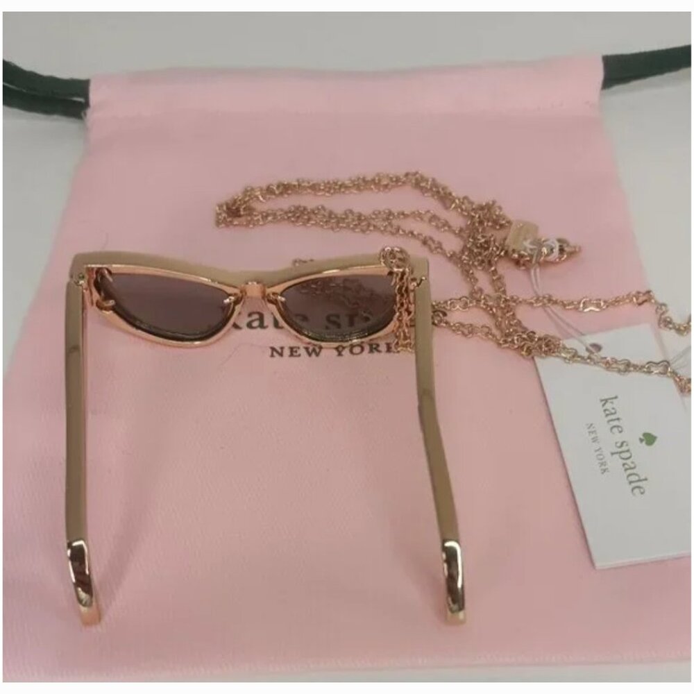 KATE SPADE NY MADE IN THE SHADE SUNGLASSES NECKLACE - Picture 5 of 9